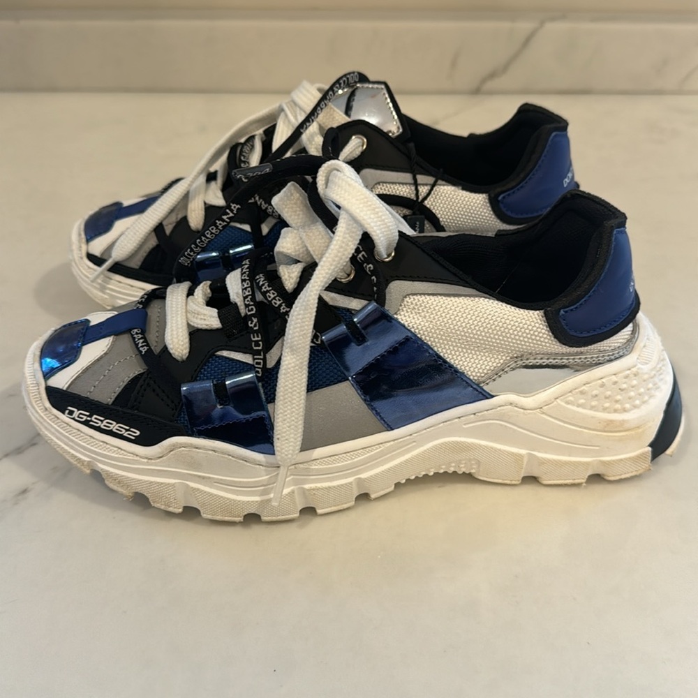 Children’s Dolce & Gabbana Kids Space low-top sneakers - size EU 35 US 3.5 - Picture 5 of 9